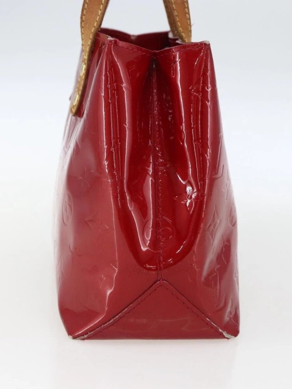 LOUIS VUITTON Monogram Vernis Reade PM Bag Pomme D'amour M91990 LV Auth 169598 - Picture 5 of 15